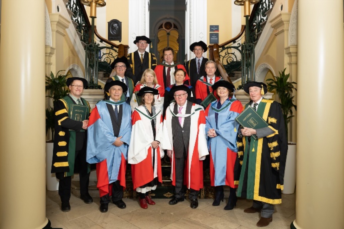 At the ceremony honoring me with an honorary doctorate degree