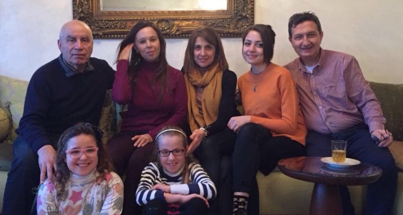 With Hammam, Maysoun, and their daughter Sama in Rabat