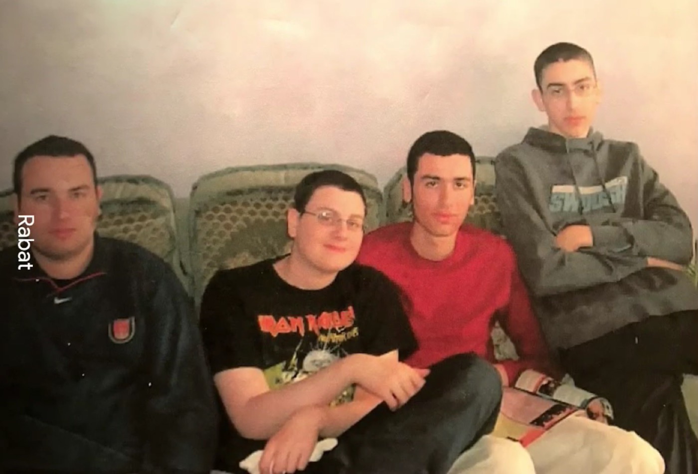 My sons in their youth: from right to left, Niall, Nazar, Rayan, and Isam.